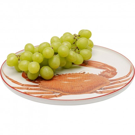 Assiettes crustacés 27cm set de 8 Kare Design