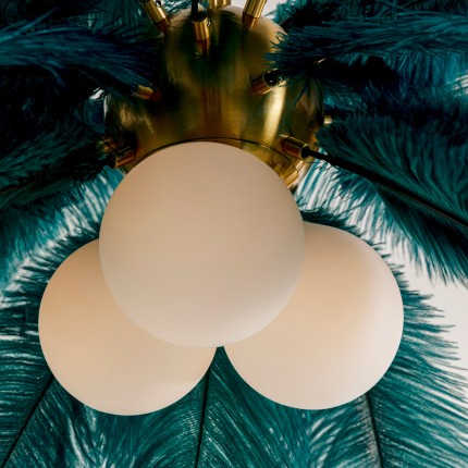 Pendant Lamp feathers green Kare Design