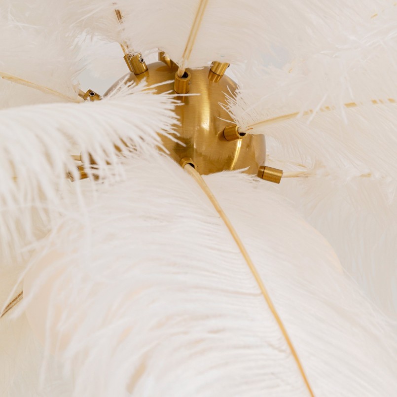 Suspension en plumes blanches - Kare Design