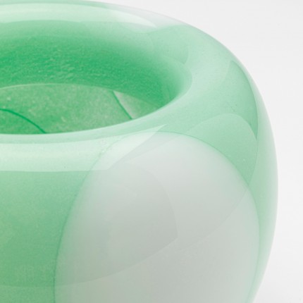 Vase Punti green and white 15cm Kare Design