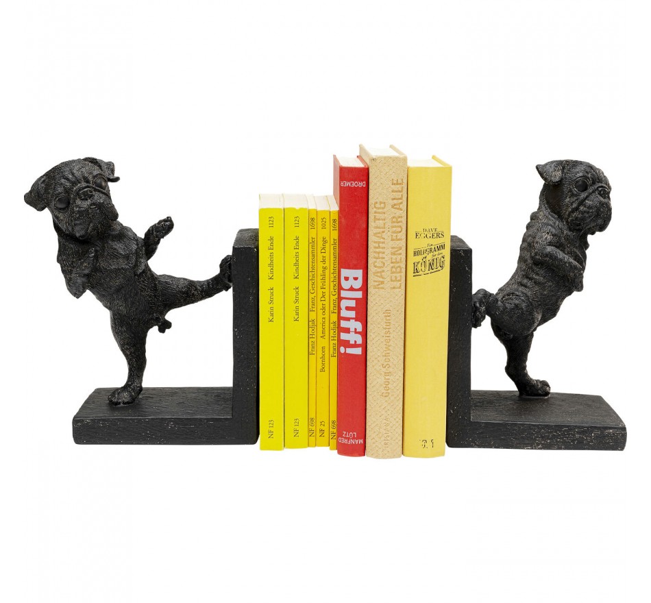 Bookend black dogs (2/Set) Kare Design Bookend black dogs (2/Set) Kare Design