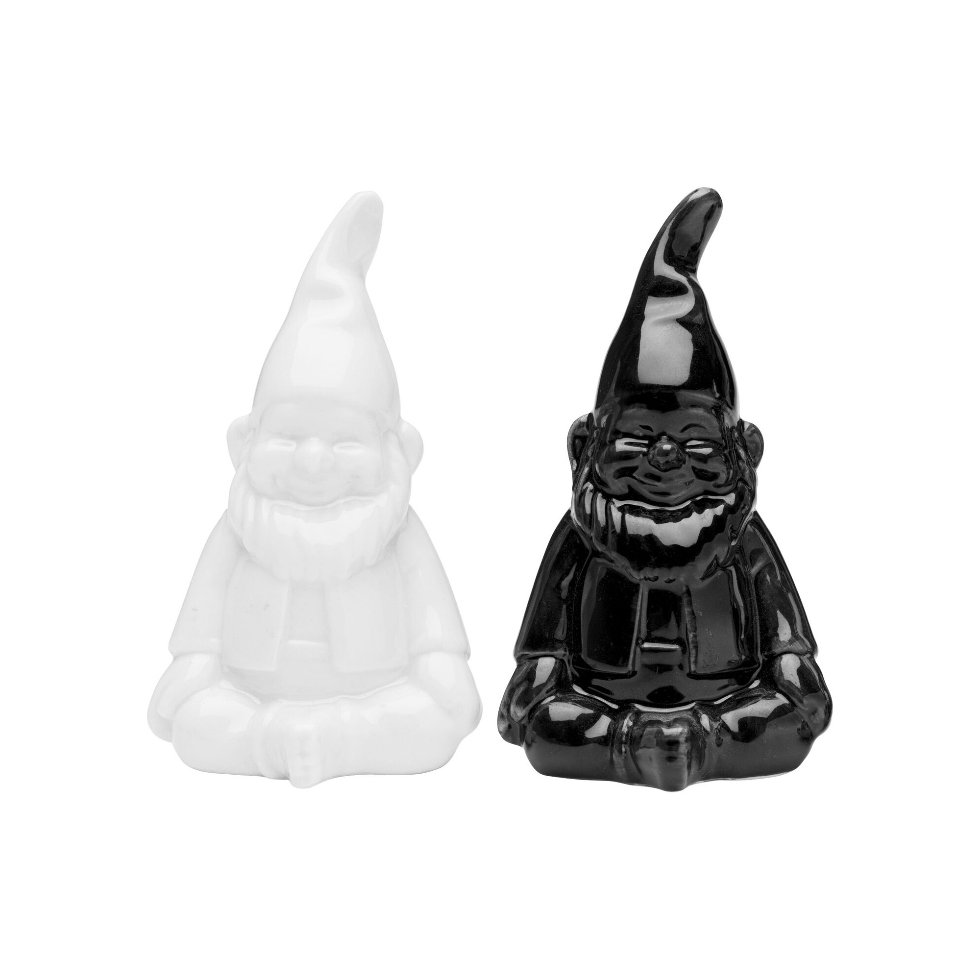 Set sel et poivre Gnome noir-blanc (2/Set)