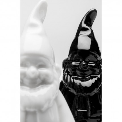 Salière et poivrière nains noir et blanc Kare Design Salière et poivrière nains noir et blanc Kare Design