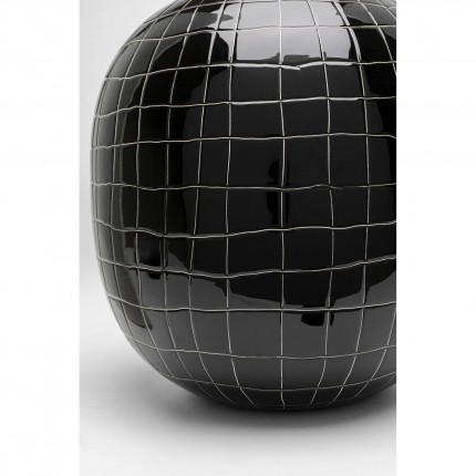 Vase Mesh 26cm noir Kare Design