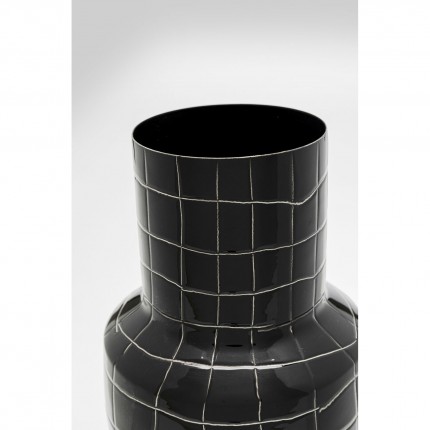Vase Mesh 33cm noir Kare Design