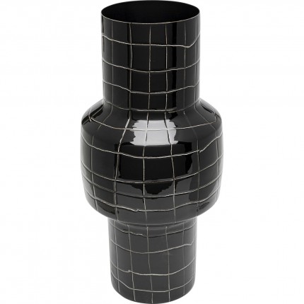 Vase Mesh 33cm noir Kare Design