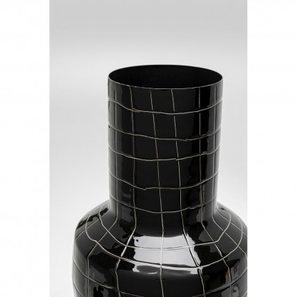 Vase Mesh noir 42cm Kare Design