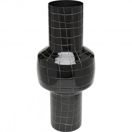 Vase Mesh noir 42cm Kare Design
