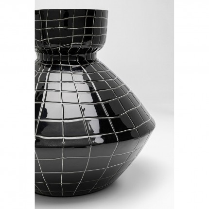 Vase Mesh noir 29cm Kare Design