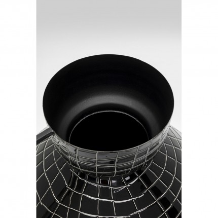 Vase Mesh noir 29cm Kare Design