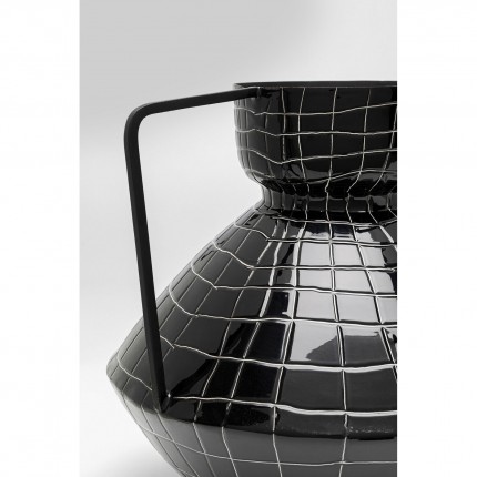Vase Mesh noir 29cm Kare Design