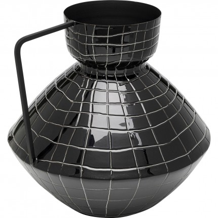 Vase Mesh noir 29cm Kare Design