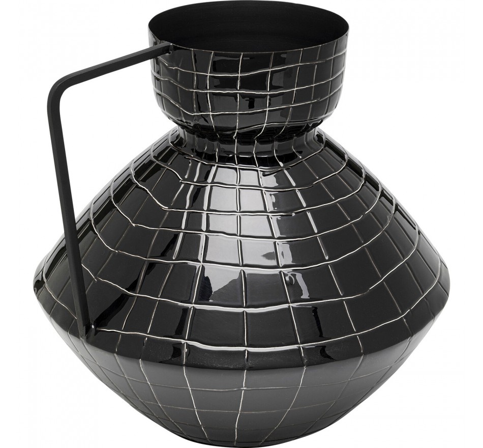 Vase Mesh noir 29cm Kare Design Vase Mesh noir 29cm Kare Design