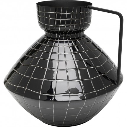 Vase Mesh noir 29cm Kare Design