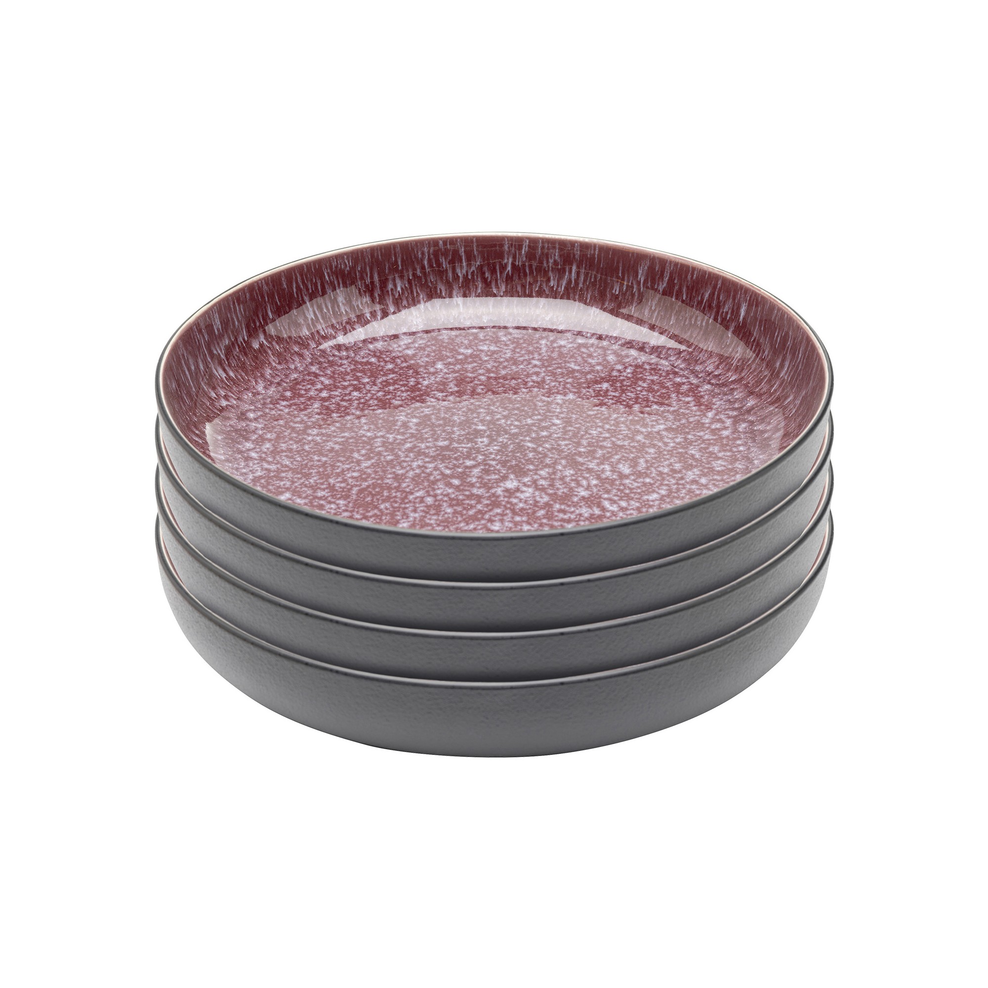 Assiettes creuses Alissa set de 4 Kare Design