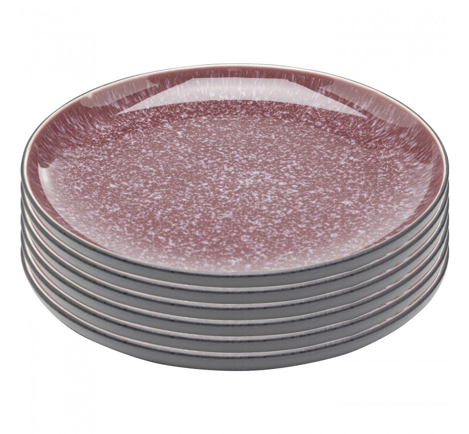 Plate Alissa Ø22cm (6/set) Kare Design Plate Alissa Ø22cm (6/set) Kare Design