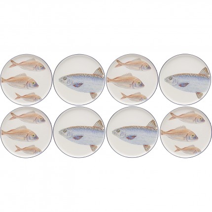 Plate fish Ø27cm (8/set) Kare Design Plate fish Ø27cm (8/set) Kare Design