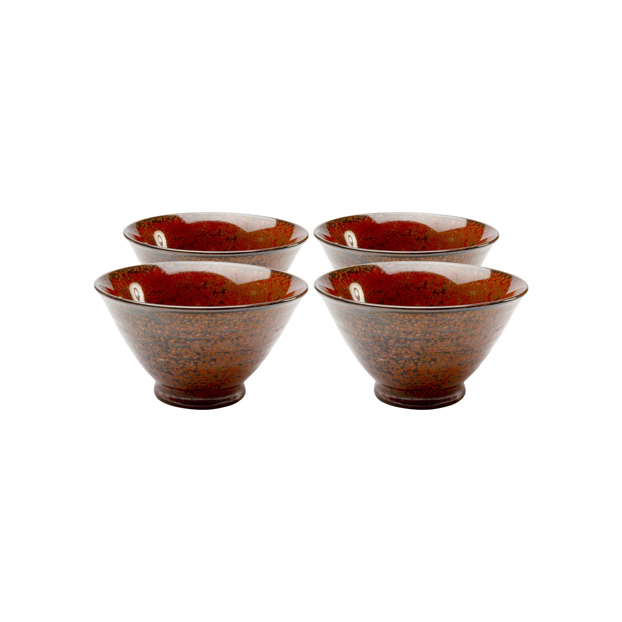 Bowl Ari red Ø11cm (4/set) Kare Design