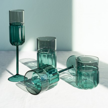 Verres hauts à eau Duetto set de 6 Kare Design