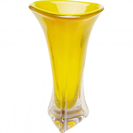 Vase Salut 43cm yellow Kare Design