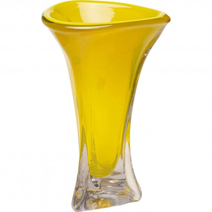 Vase Salut 43cm yellow Kare Design