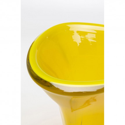 Vase Salut 43cm yellow Kare Design