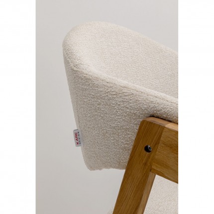 Chair with armrests Julius cream Kare Design