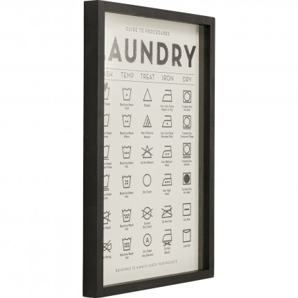 Tableau Frame Laundry 41x61cm Kare Design