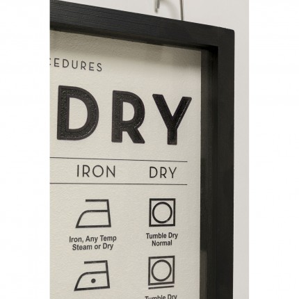 Tableau Frame Laundry 41x61cm Kare Design