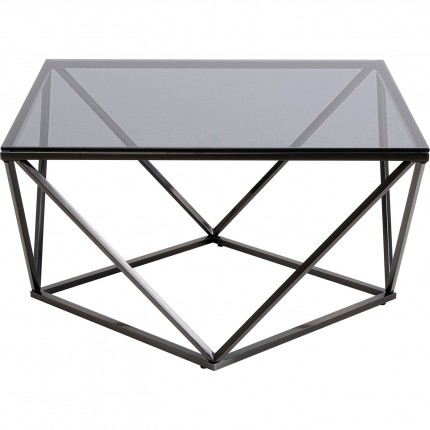 Coffee Table Cristallo 80x80cm graphite Kare Design