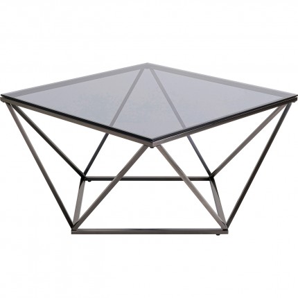 Coffee Table Cristallo 80x80cm graphite Kare Design