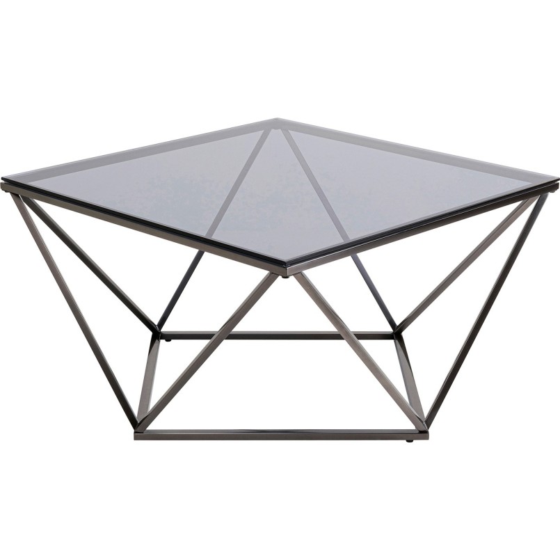 Coffee Table Cristallo 80x80cm graphite Kare Design