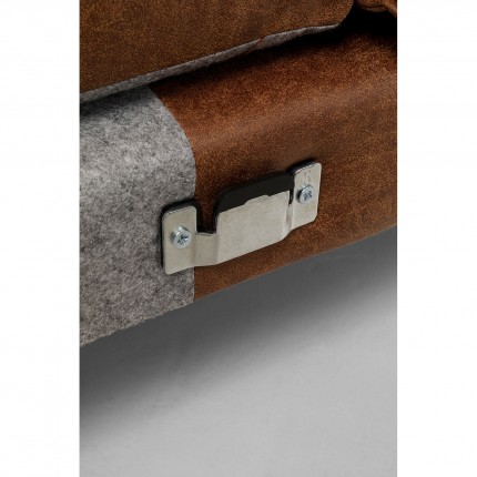 Canapé d'angle Neo marron droite Kare Design