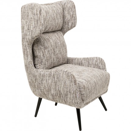 Armchair Arne grey Kare Design