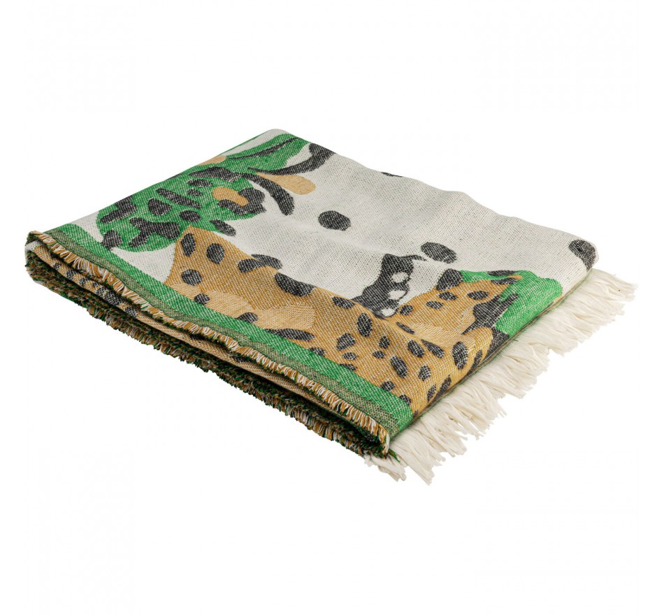 Blanket jungle leopard 170x130cm Kare Design Blanket jungle leopard 170x130cm Kare Design