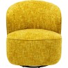 Fauteuil pivotant jaune - Ellie - Kare Design