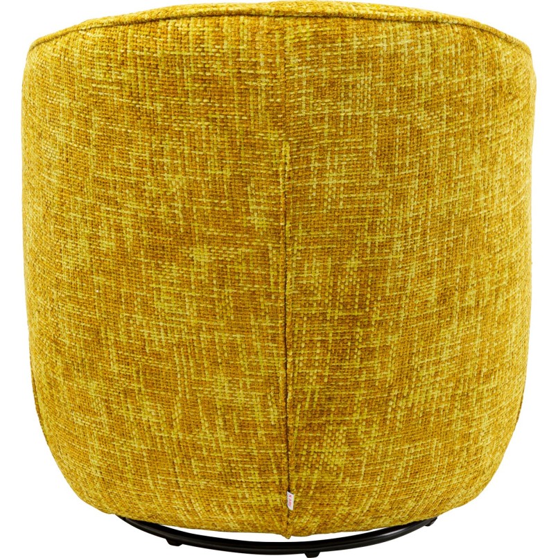 Fauteuil pivotant jaune - Ellie - Kare Design