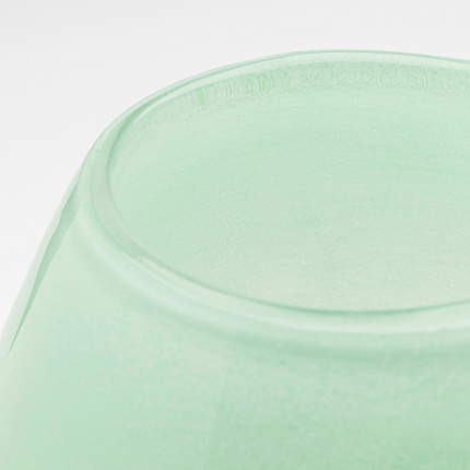 Vase Punti vert et blanc 30cm Kare Design