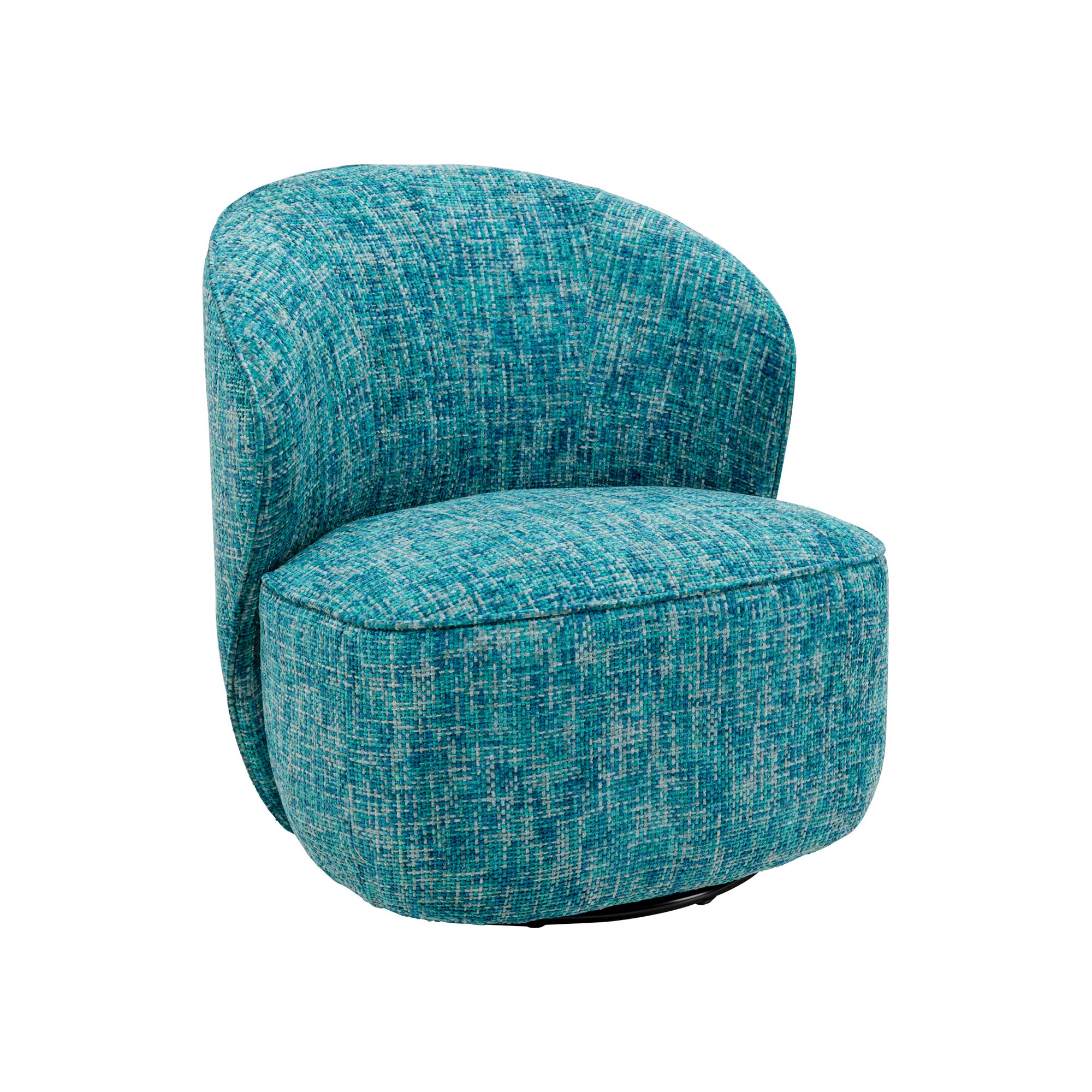 Swivel Armchair Ellie light blue Kare Design