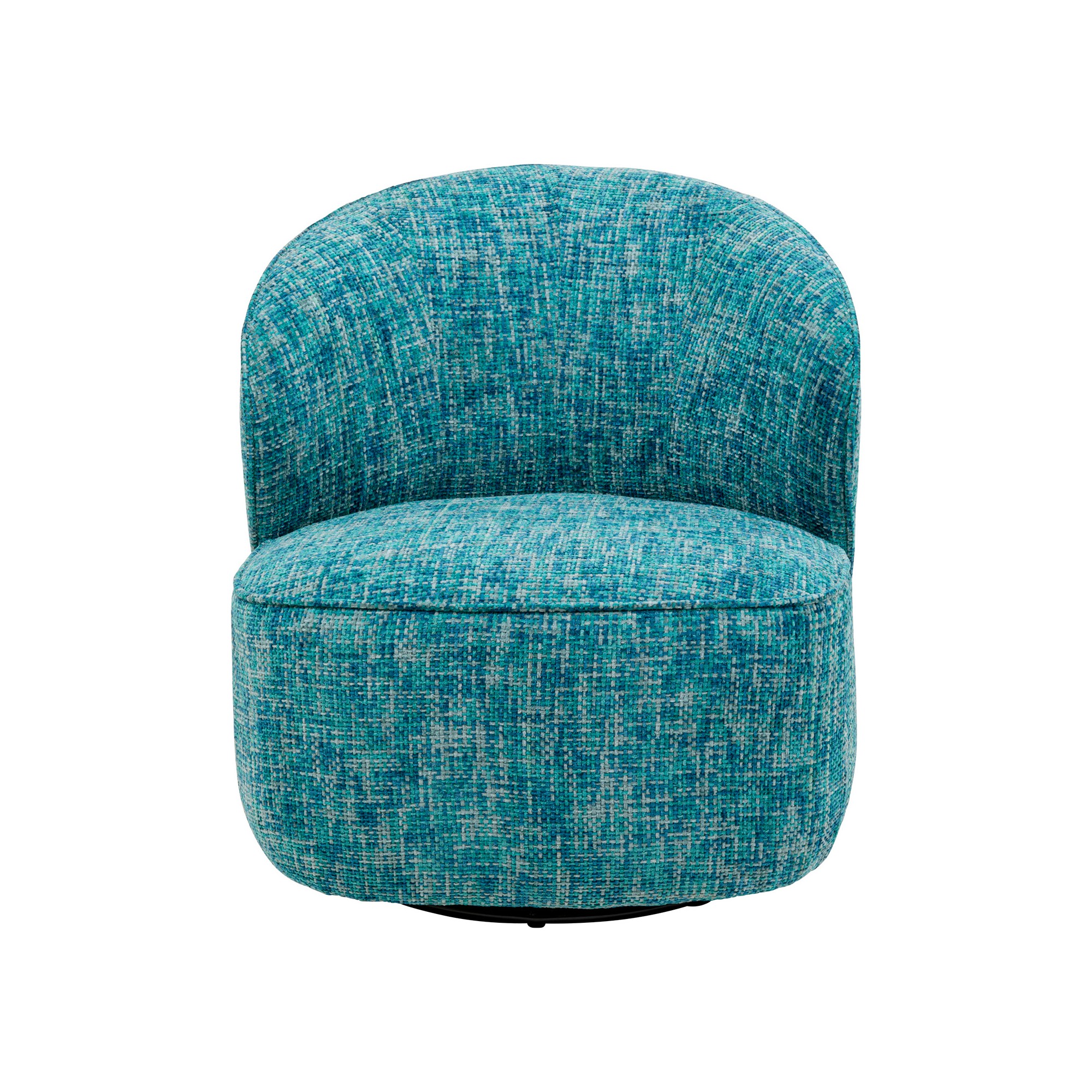 Fauteuil pivotant Ellie bleu clair Kare Design