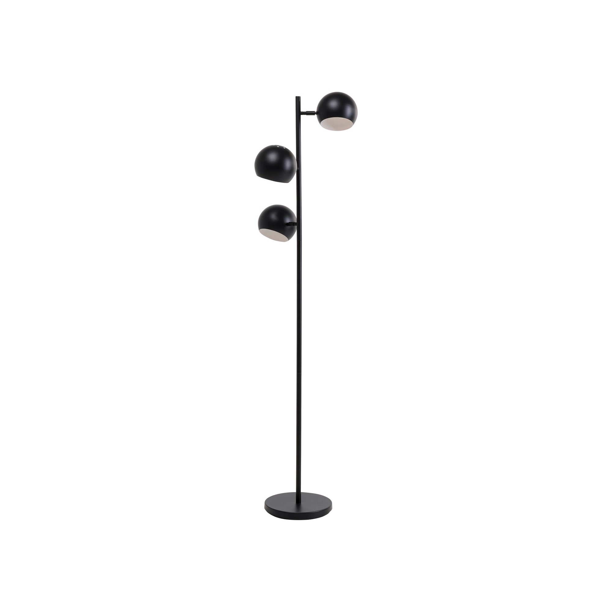 Lampadaire Calotta noir 3 151cm