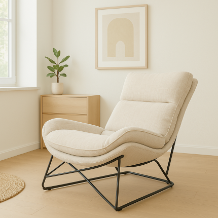 Armchair Paola cream Kare Design