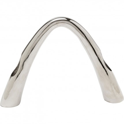 Bougeoir Bow Duo 21cm chromé Kare Design