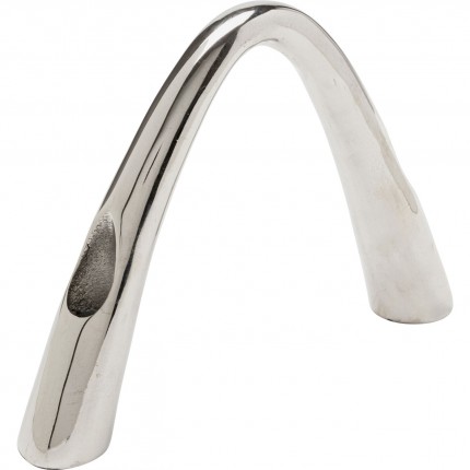 Candler Holder Bow Duo 21cm silver Kare Design