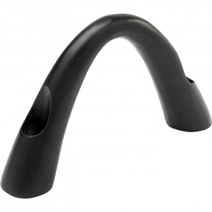 Bougeoir Bow Duo 13cm noir Kare Design