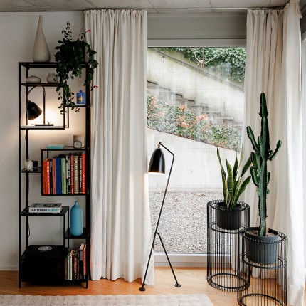 Table d'appoint Wire noire 70cm Kare Design