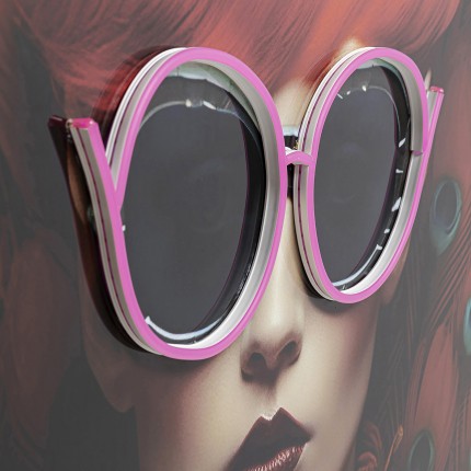 Framed Picture LED Fancy red hair 80x120cm Kare Design
