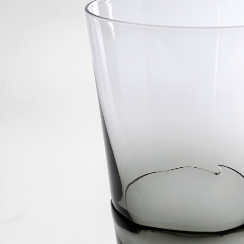 Champagne Glass Mimi grey (4/set) Kare Design