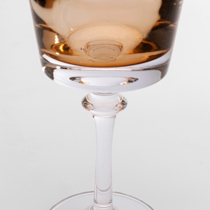 Verres à vin Mimi ambre set de 6 Kare Design