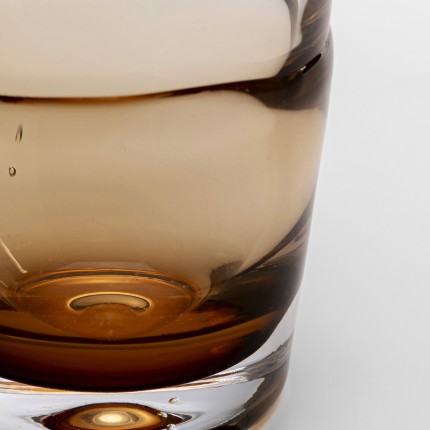 Verres à eau Mimi ambre set de 6 Kare Design